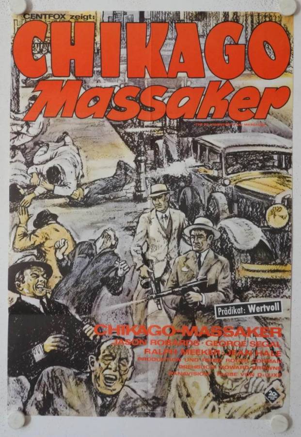 The St. Valentines Day Massacre original release german movie poster